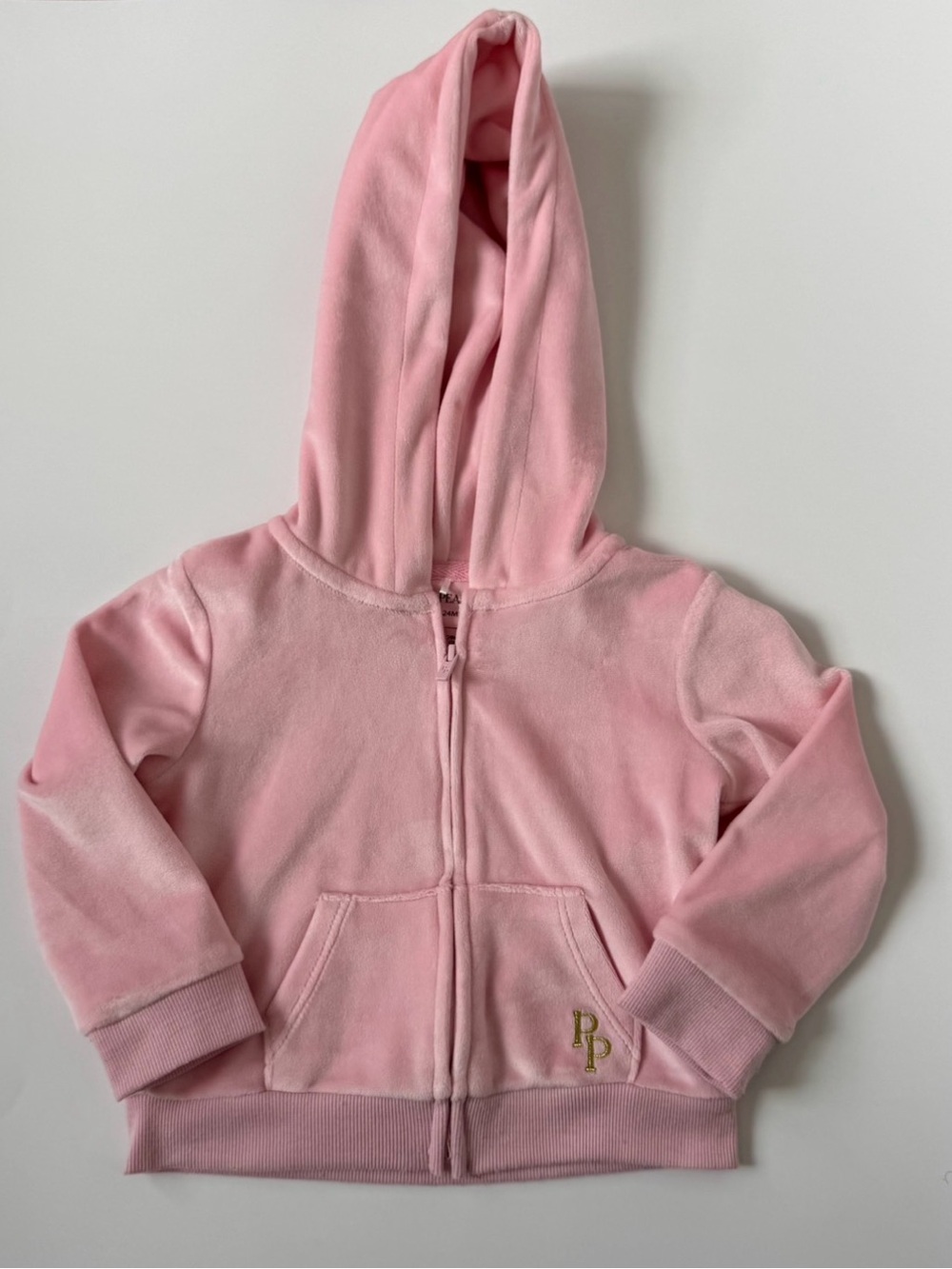 Posh Peanut - Pink Hooded Zip-Up Sweatshirt